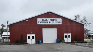 Exterior of Hale Moss Building, a red building